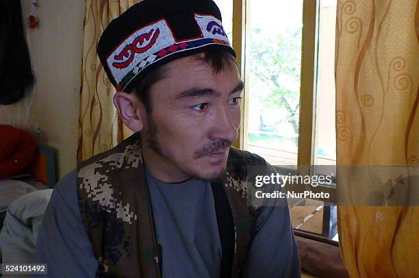 Resident of the Pamir, region Badakhshan near the border with China, had an interview with a local journalist at the center of Badakhshan on April...