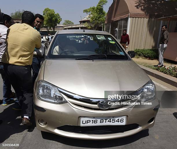Prahlad Singh Patel, Member of Parliament from Damoh Lok Sabha, violates the odd-even rule by reaching Parliament in his even-numbered car to attend...