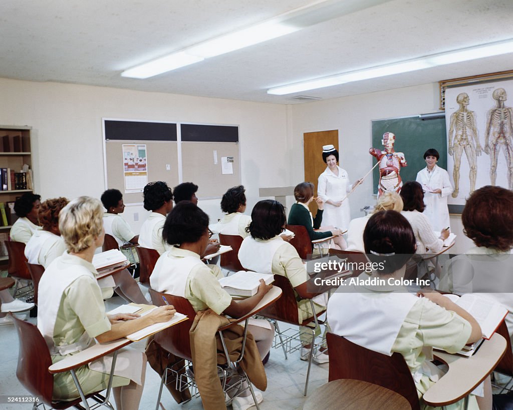 Nurses in Classroom