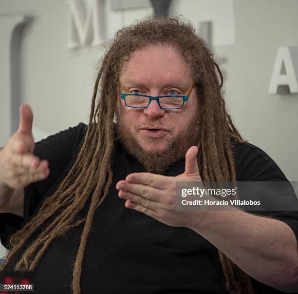 American writer, computer scientist, and composer of classical music Jaron Zepel Lanier, a pioneer in the field of virtual reality and co-founder of...