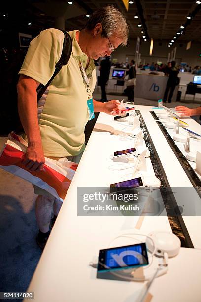 Developers check out new hardware and software at the Microsoft 2013 Build Developers Conference in San Francisco. Microsoft unveiled many new...