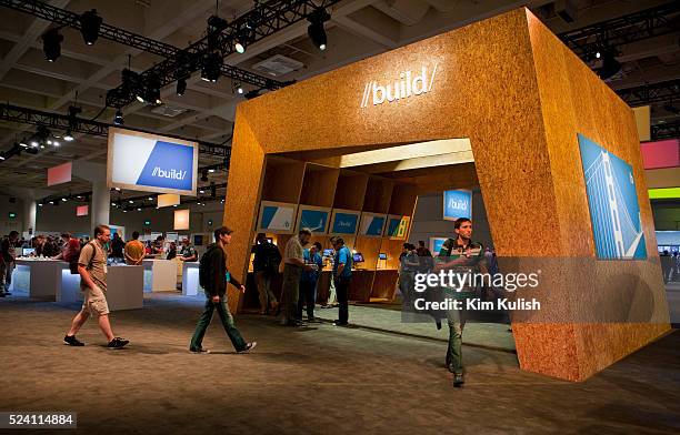 Developers check out new hardware and software at the Microsoft 2013 Build Developers Conference in San Francisco. Microsoft unveiled many new...