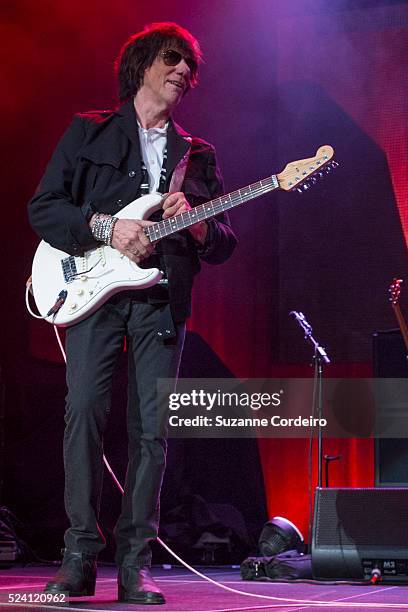 Jeff Beck performs in concert at Cedar Park Center on April 30, 2015 in Cedar Park, Texas.