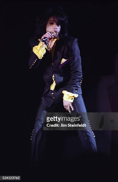 Prince performs at his Glam Slam nightclub in Minneapolis, Minnesota on January 6, 1991.