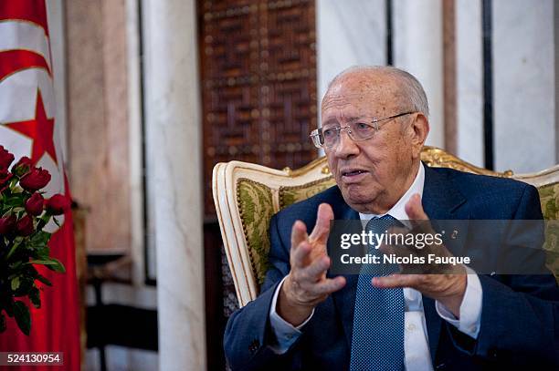 Beji Ca��d Essebsi in the prime minister in 2011. Beji Ca��d Essebsi Pr��sident and Founder of the Tunisian political party Nidaa Tounes. He was a...