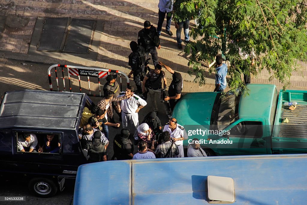 Demonstration against island deal with Saudi Arabia in Egypt