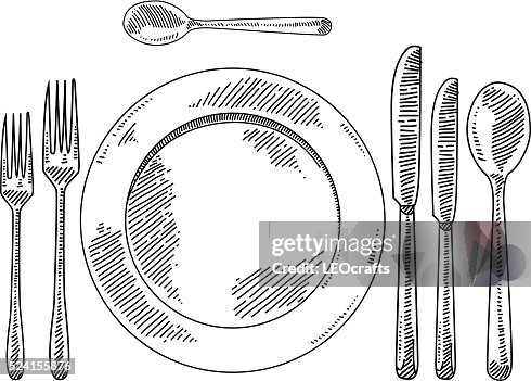 Place setting Drawing Place setting Drawing