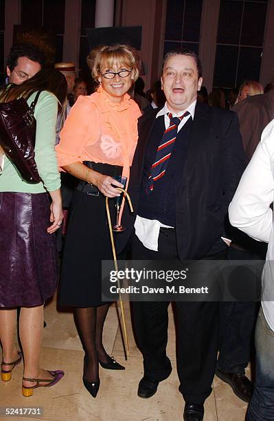 Alison Myners and Norman Rosenthall attend the Skools Rool Party at the The Royal Academy on March 14, 2005 in London.