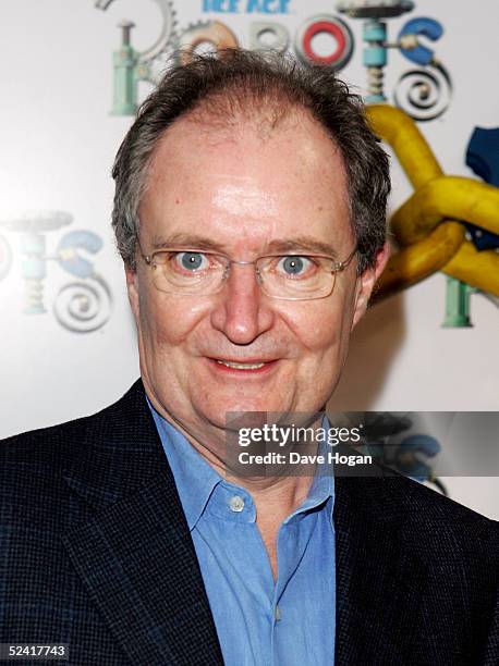 Actor Jim Broadbent arrives at the UK premiere of the animated film "Robots" at Vue Leicester Square March 14, 2005 in London.
