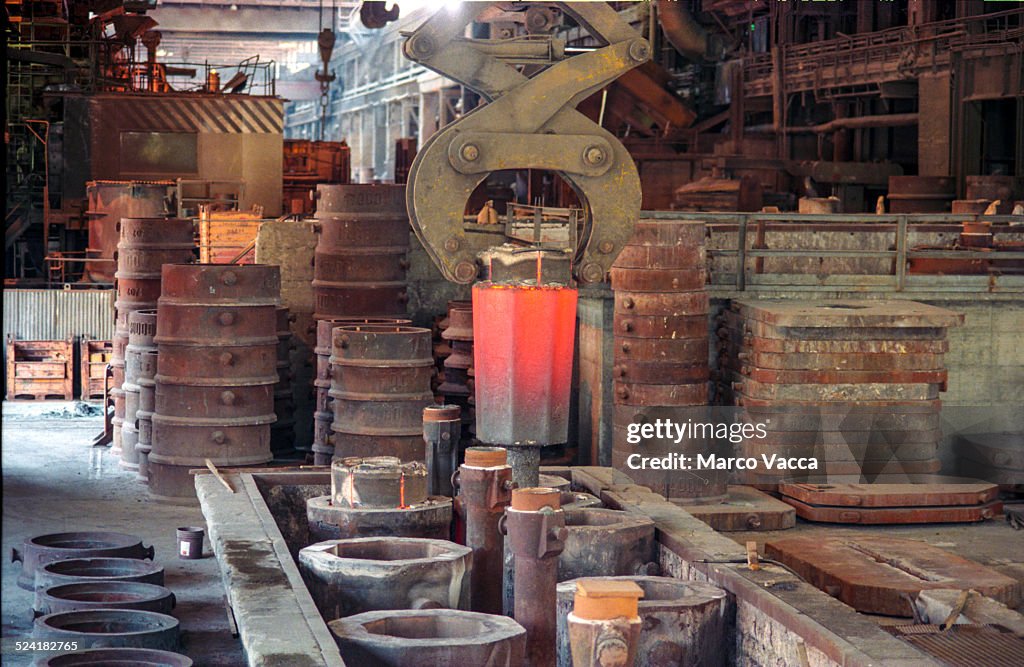 Scene on a foundry