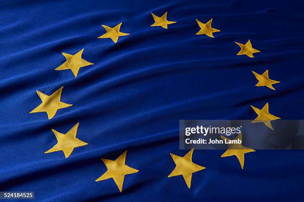 flag of europe - europaflagge stock-fotos und bilder