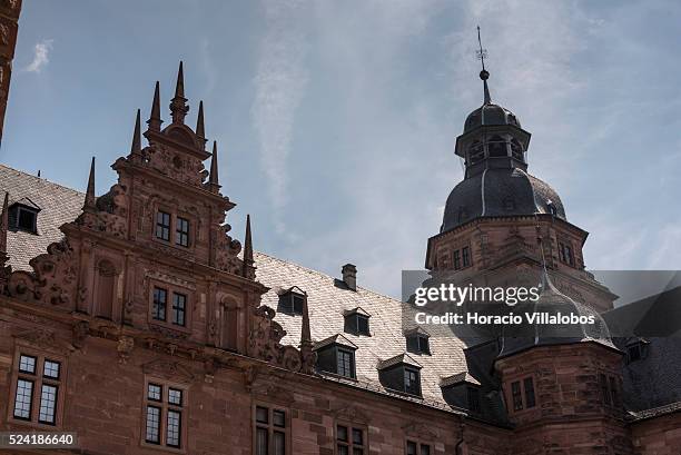 Schloss Johannisburg in Aschaffenburg, Germany, 14 May 2015, one of the most important buildings of the Renaissance period in Germany, erected...