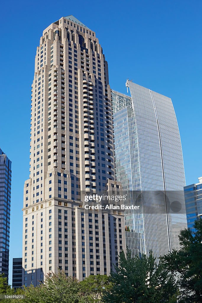 GLG Grand and 1180 Peachtree skyscrapers