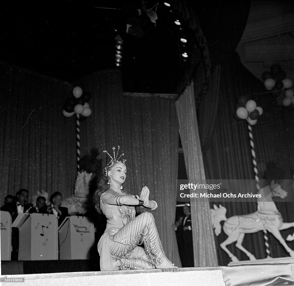 Debra Pachet Actress Debra Paget performs on stage during an event in Los... News ...