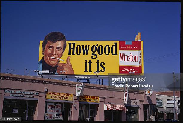 "Winston" Cigarettes Billboard