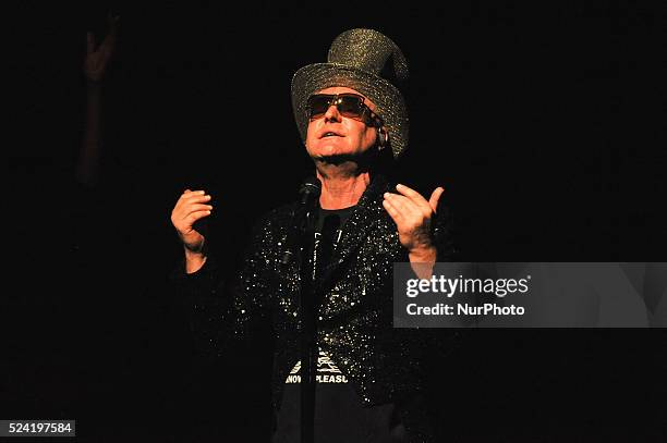 Andy Bell of Erasure performs in concert at ACL Live on October 19, 2014 in Austin, Texas.