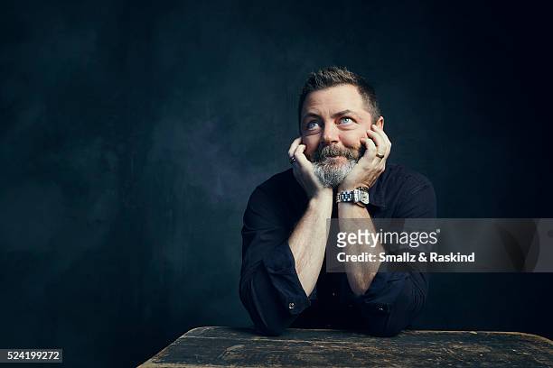 Actor Nick Offerman poses for a portrait in the Getty Images SXSW Portrait Studio Powered By Samsung on March 13, 2016 in Austin, Texas.