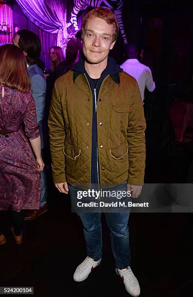 Alfie Allen attends the Gala Night performance of "Doctor Faustus" at The Cuckoo Club on April 25, 2016 in London, England.