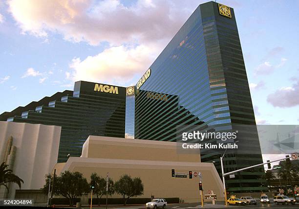 Seen is the exterior of the MGM Grand Hotel in Las Vegas, Nevada in this March 7, 2000 image. It was reported on June 16, 2004 that Mandalay Resort...