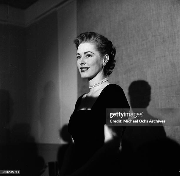 Actress Eleanor Parker attends the Oscar Nominations in Los Angeles,CA.