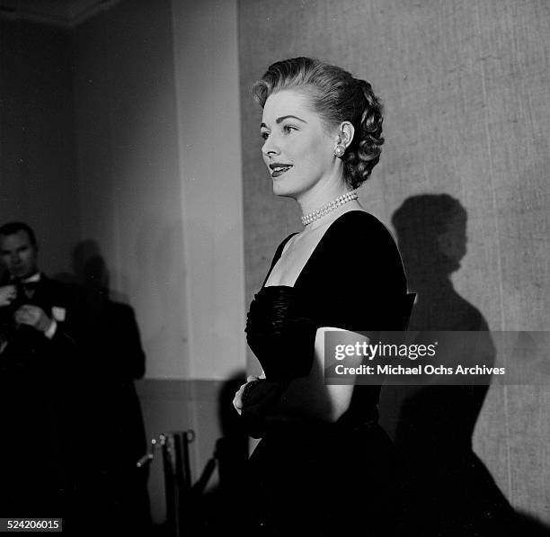 Actress Eleanor Parker attends the Oscar Nominations in Los Angeles,CA.