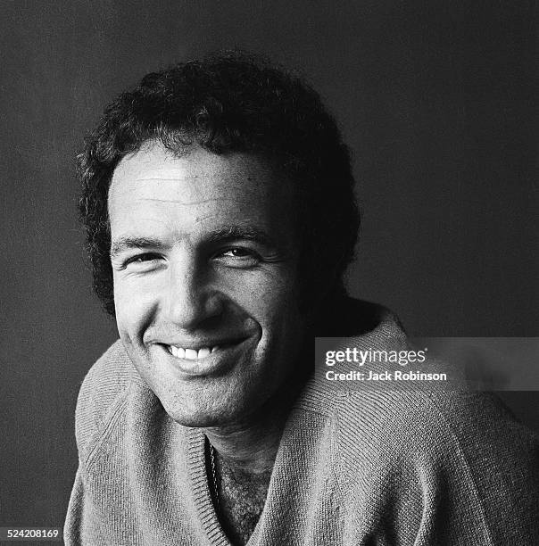 Portrait of American actor James Caan, New York, New York, October 1971.