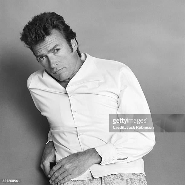 Portrait of American actor Clint Eastwood, New York, New York, July 1969.
