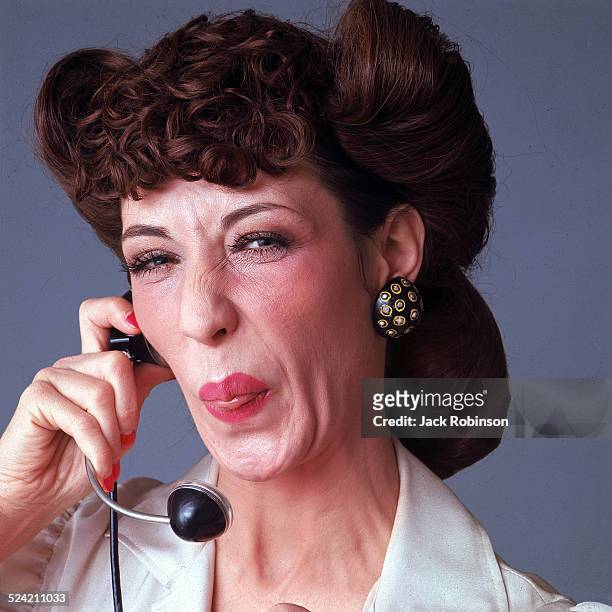 Portrait of actress and comedian Lily Tomlin, New York, New York, March 1971.