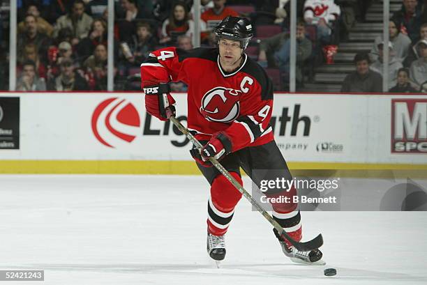 Player Scott Stevens of the New Jersey Devils.