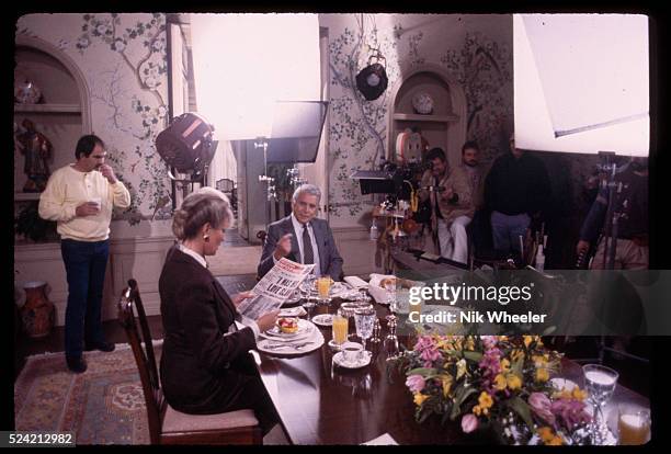 On the Set of the Television Show Dynasty