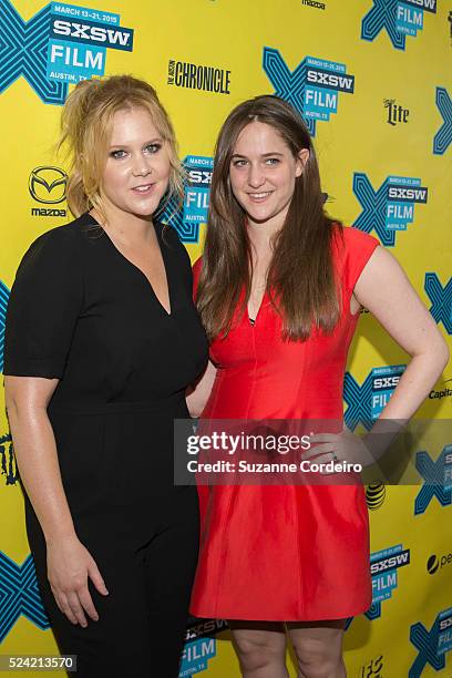 Producer Kim Caramele and actress Amy Schumer at the screening of 'Trainwreck' during the 2015 SXSW Music, Film + Interactive Festival at the...