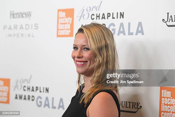 Actress Kiera Chaplin attends the 43rd Chaplin Award Gala on April 25, 2016 in New York City.