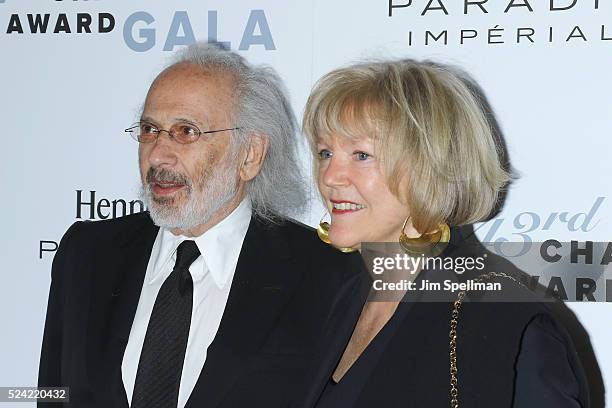 Photographer Jerry Schatzberg and director Wendy Keys attend the 43rd Chaplin Award Gala on April 25, 2016 in New York City.