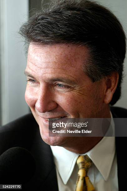 Tampa Bay Buccaneers general manager Bruce Allen, at the stadium in Tampa. | Location: Tampa Bay, Florida, USA.