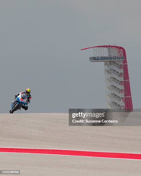 Alex De Angelis, Octo IodaRacing Team, during the MotoGP Red Bull U.S. Grand Prix of The Americas at Circuit of The Americas on April 12, 2015 in...