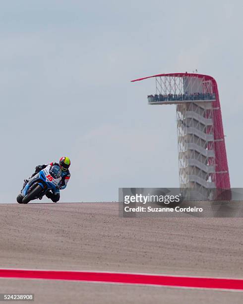 Alex De Angelis, Octo IodaRacing Team, during the MotoGP Red Bull U.S. Grand Prix of The Americas at Circuit of The Americas on April 12, 2015 in...