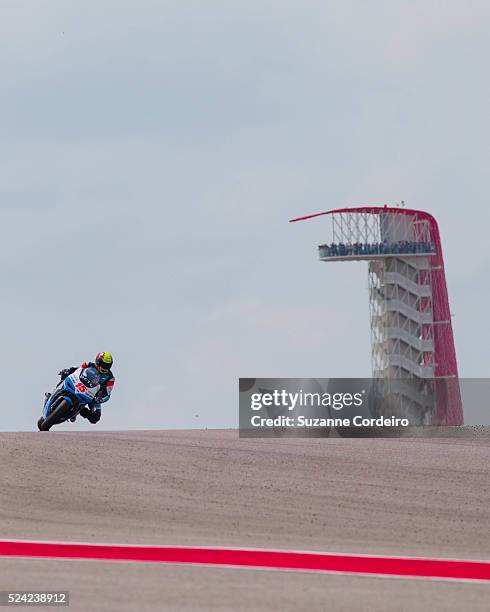 Alex De Angelis, Octo IodaRacing Team, during the MotoGP Red Bull U.S. Grand Prix of The Americas at Circuit of The Americas on April 12, 2015 in...