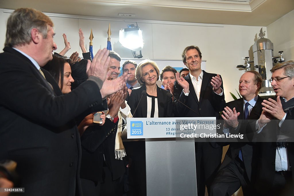 French Regional Elections - Valerie Pecresse Statement - Paris