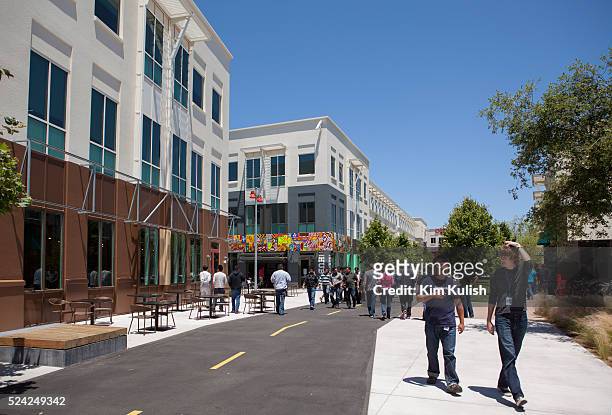 Scenes of daily work and life at Facebook, Inc. USA Headquarters in Menlo Park, California