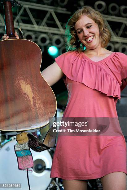 Tift Merritt performs as part of Day Two of the 2009 Bonnaroo Music and Arts Festival on June 12, 2009 in Manchester, Tennessee. Photo by Tim...