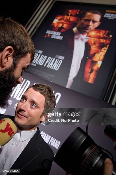 The lead actor ELIJAH WOOD madrid visit to attend the premiere of his latest work the movie GRAND PIANO, in the Capitol cinema in Madrid. Photo:...