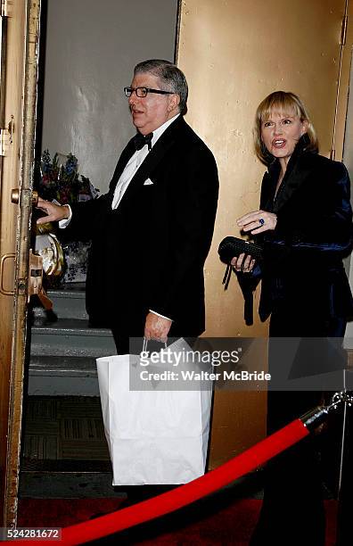 Terre Blair & Marvin Hamlisch attending the Opening Night Performance for the Revival of the 1975 Tony Award Winning Smash Hit Musical... A CHORUS...