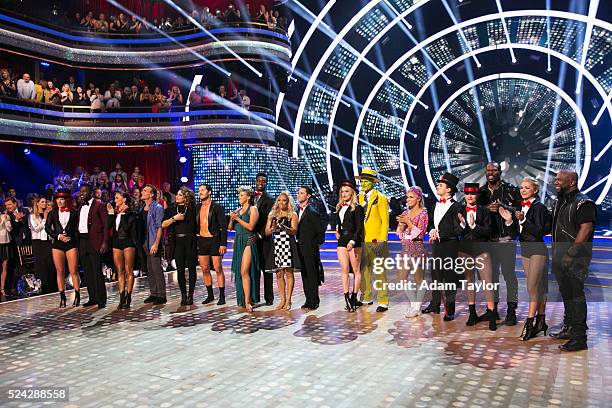 Episode 2206" - The remaining nine celebrities return to their original professional dance partners to tackle "Famous Dances Night" on "Dancing with...
