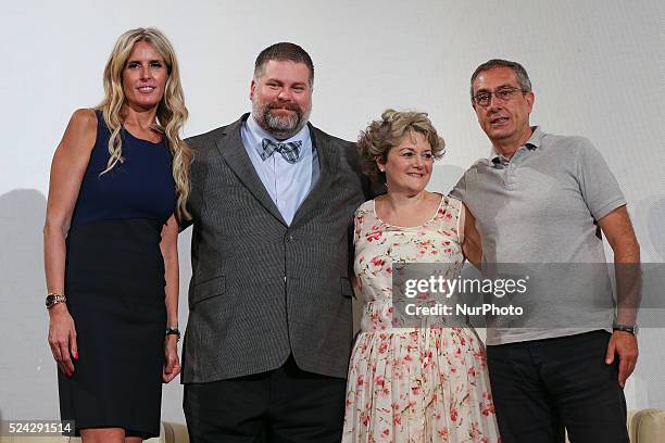 General Manager Tiziana Rocca , Dean DeBlois, the writer and director of &quot;How to Train Your Dragon 2&quot; , American film producer Bonnie...