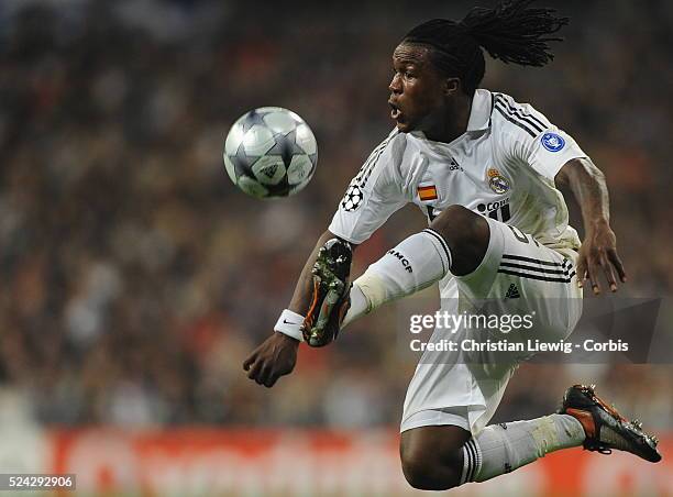 Drenthe during the 2008-2009 UEFA Champions League match between Real Madrid and Juventus Turin. | Location: Madrid, Spain.