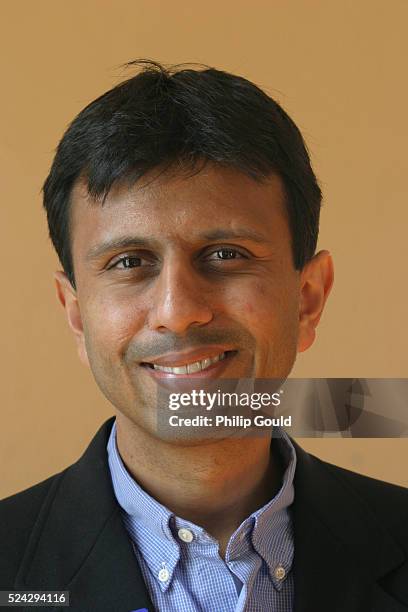 Republican gubernatorial candidate Bobby Jindal is all smiles as he campaigns at the American Legion Hall. Gubernatorial elections are slated for...