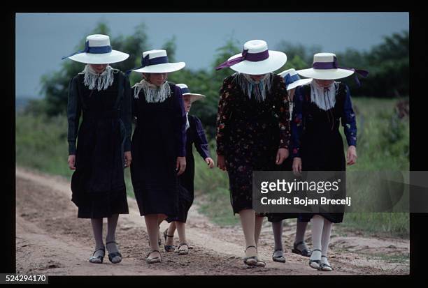Mennonite Women in Traditional Dress, Bolivia