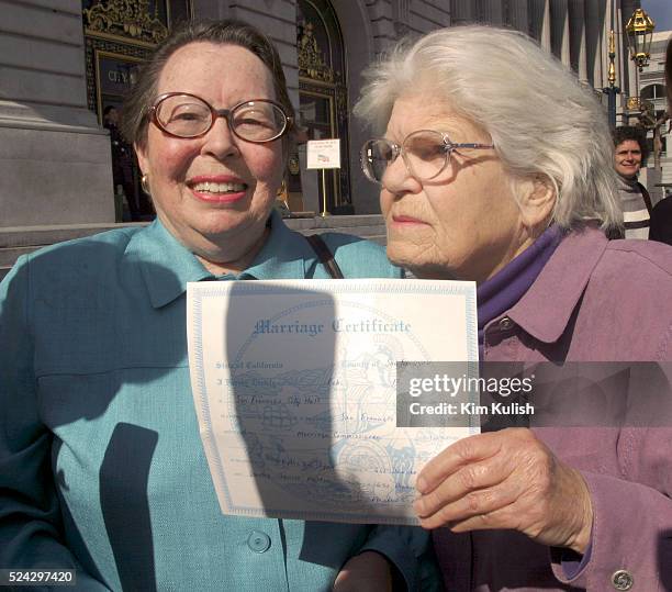 Del Martin Phyllis Lyon And Del Martin Photos and Premium High Res Pictures ...