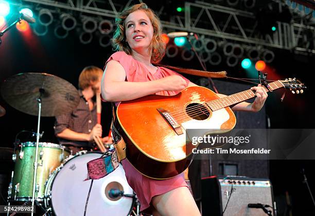 Tift Merritt performs as part of Day Two of the 2009 Bonnaroo Music and Arts Festival on June 12, 2009 in Manchester, Tennessee. Photo by Tim...