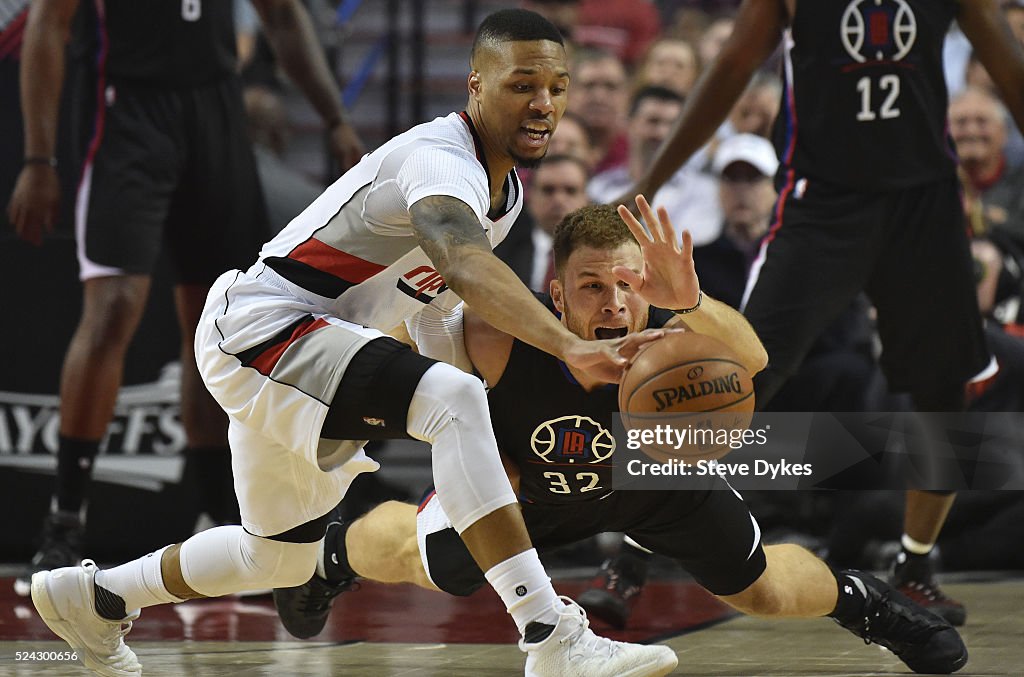 Los Angeles Clippers v Portland Trail Blazers - Game Four